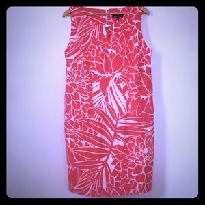 Ronni Nicole Dress White / Coral